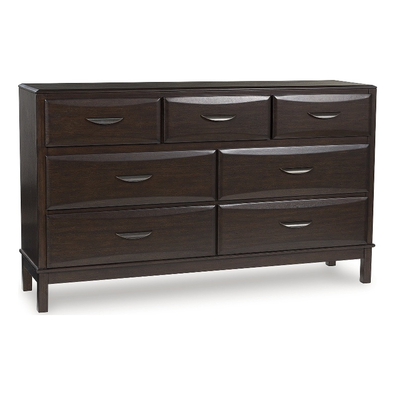 Pemberly Row Wooden Modern / Contemporary Dark Bedroom Dresser