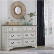 Pemberly Row Wooden Traditional White Finish Bedroom Dresser