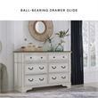 Pemberly Row Wooden Traditional White Finish Bedroom Dresser