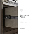 Pemberly Row Wooden Modern / Contemporary Dark Gray Bedroom Dresser