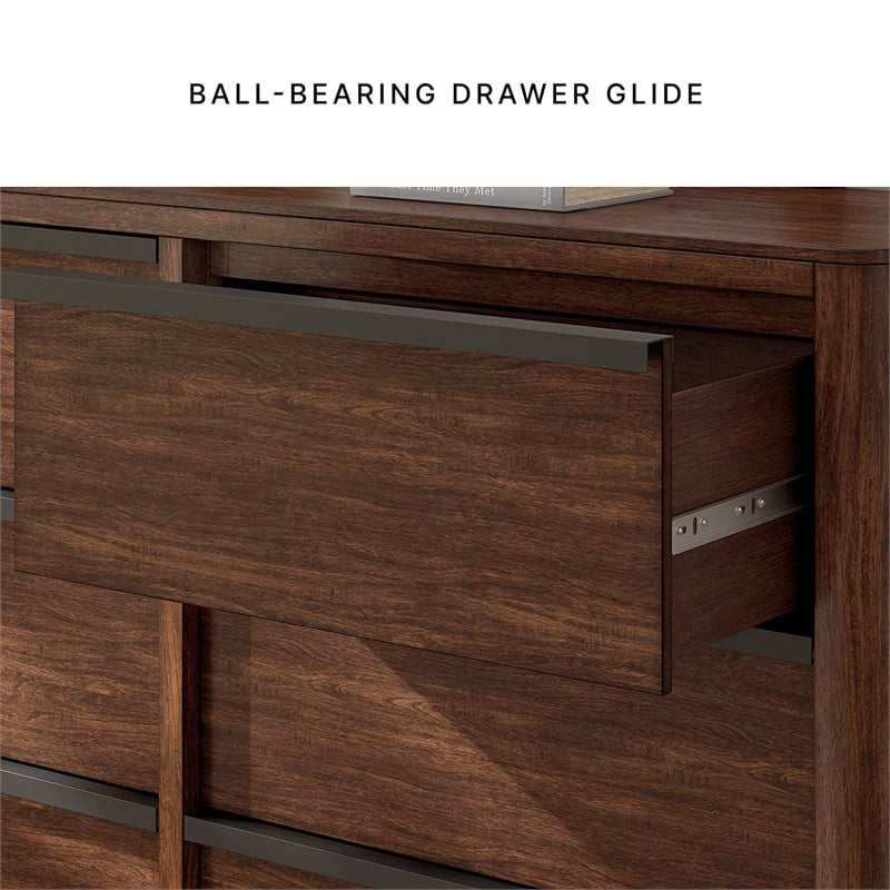 Pemberly Row Wooden Modern / Contemporary Dark Bedroom Dresser