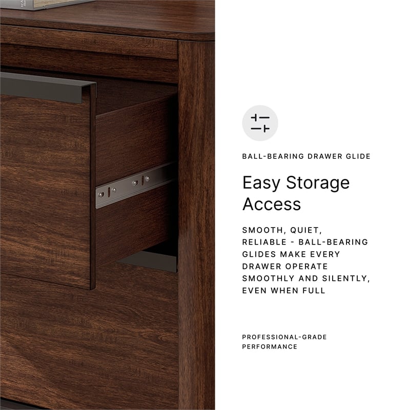 Pemberly Row Wooden Modern / Contemporary Dark Bedroom Dresser