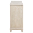 Pemberly Row 6-Drawer Wood Bedroom Dresser Cabinet in Washed Oak Brown