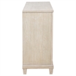 Pemberly Row 6-Drawer Wood Bedroom Dresser Cabinet in Washed Oak Brown