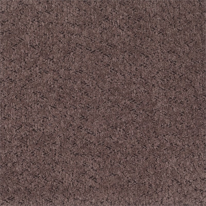 Pemberly Row Contemporary Upholstered Channel Back Curved Loveseat Beige