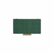 Pemberly Row Set of 2 Rectangular Box Set in Green Faux Shagreen