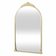 Pemberly Row Handmade Contemporary Victorian Gold Wall Accent Mirror