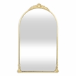 Pemberly Row Handmade Contemporary Victorian Gold Wall Accent Mirror