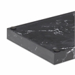 Pemberly Row Real Black Marble Tray with Raised Rim for Storage