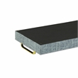 Pemberly Row Engineered Wood Linen Tray in Blue Gray with Gold Handles