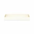 Pemberly Row Fish Scale Pattern Tray with Gold Handles in Champagne