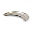 Pemberly Row Gold Accented Silver Metal Catch Dish 8
