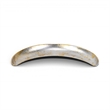 Pemberly Row Gold Accented Silver Metal Catch Dish 8