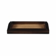 Pemberly Row Nesting Wood Tray Set of 3 with Woven Pattern Center