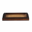 Pemberly Row Nesting Wood Tray Set of 3 with Marble Veneer Sides