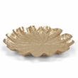 Pemberly Row Golden Metal Lilypad Catch Tray Extra Large Size