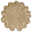 Pemberly Row Golden Metal Lilypad Catch Tray Extra Large Size