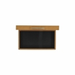 Pemberly Row Set of 2 Rectangular Box Set in Camel Brown Faux Shagreen