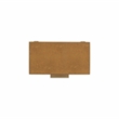 Pemberly Row Set of 2 Rectangular Box Set in Camel Brown Faux Shagreen