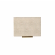 Pemberly Row Rectangular Decorative Box Set of 2 in Cream Faux Shagreen
