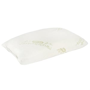 Pemberly Row Shredded Memory Foam Polyurethane Pillow in White
