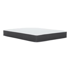 Pemberly Row 8&quot Gel Memory Foam Hybrid King Mattress in White