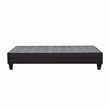 Pemberly Row Full Fabric Upholstered Platform Bed Frame in Gray