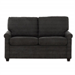 Pemberly Row 54-inch Dark Gray Twin Sleeper Sofa with USB Ports