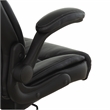 Pemberly Row Ergonomic Swivel Office Chair with Flip-Up Arms