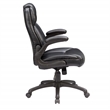 Pemberly Row Ergonomic Swivel Office Chair with Flip-Up Arms