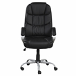 Pemberly Row Black PU High Back Office Task Chair with Swivel