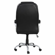 Pemberly Row Black PU High Back Office Task Chair with Swivel
