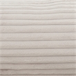 Pemberly Row Taupe Corduroy Memory Foam Bean Bag Sofa Shredded Foam