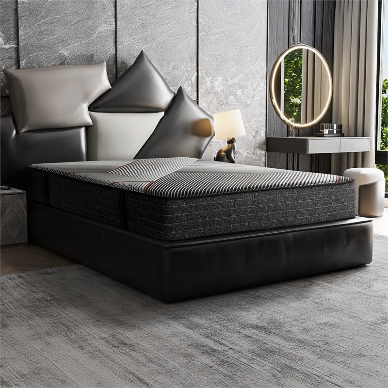 Pemberly Row Contemporary 11-inch Full Gel Memory Foam Hybrid Mattress
