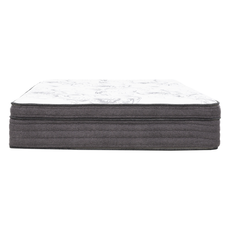 Pemberly Row Contemporary 15-inch Cal King Euro Top Hybrid Mattress