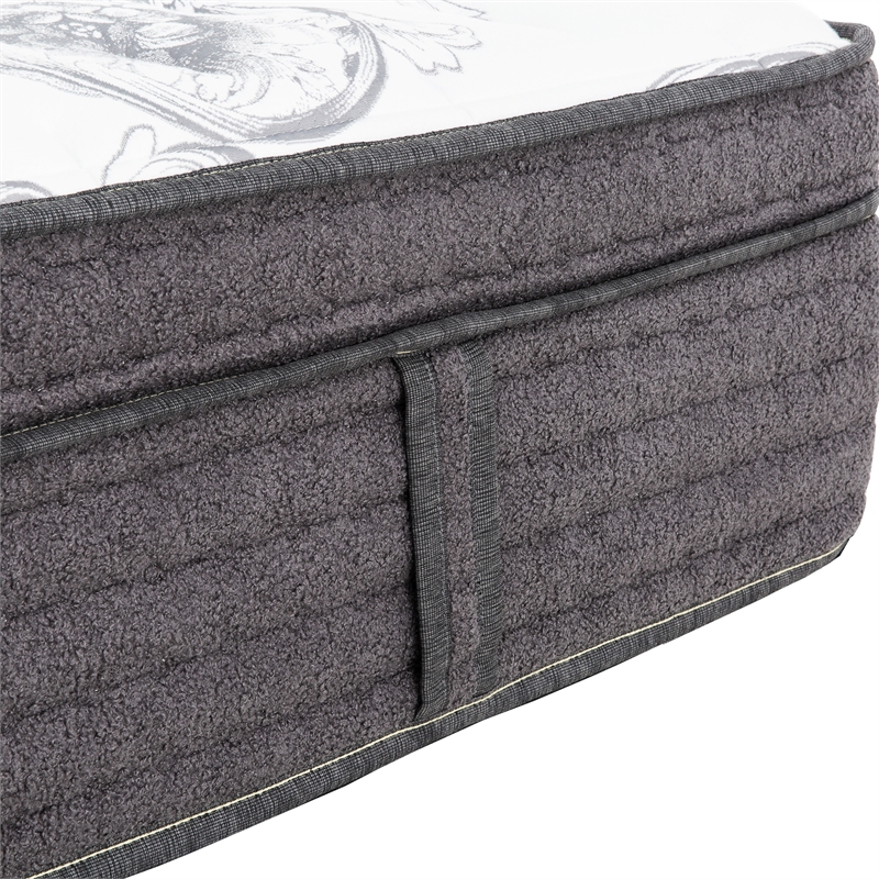 Pemberly Row Contemporary 15-inch Cal King Euro Top Hybrid Mattress