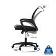 Pemberly Row Ergonomic Mesh Office Chair with Tilt Adjustment