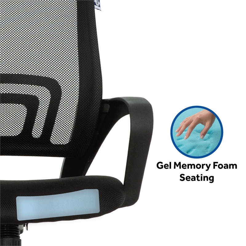 Pemberly Row Ergonomic Mesh Office Chair with Tilt Adjustment