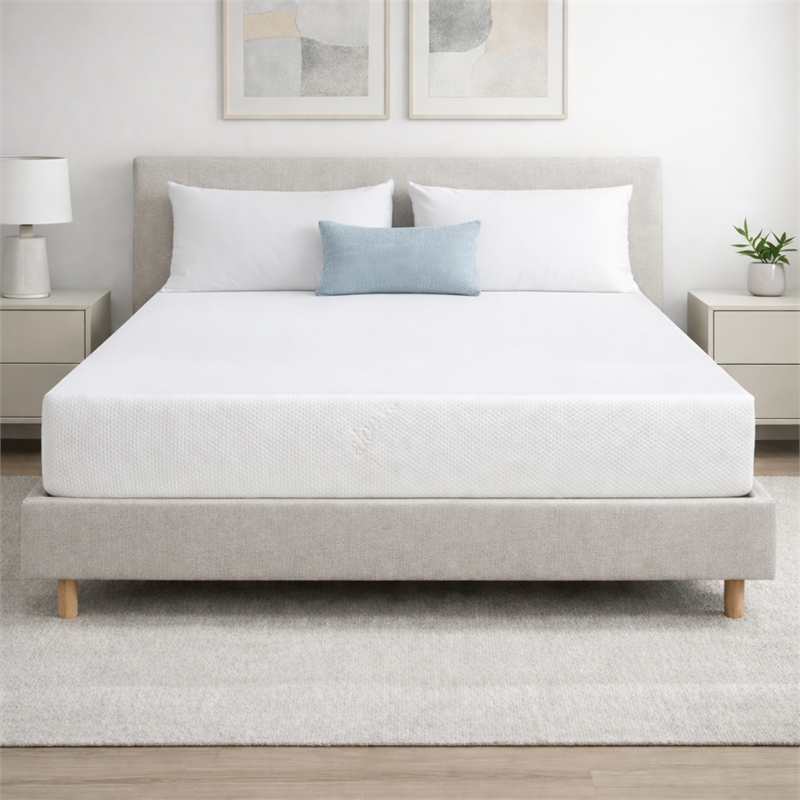 Pemberly Row Contemporary 8-inch King Medium Gel Foam Mattress