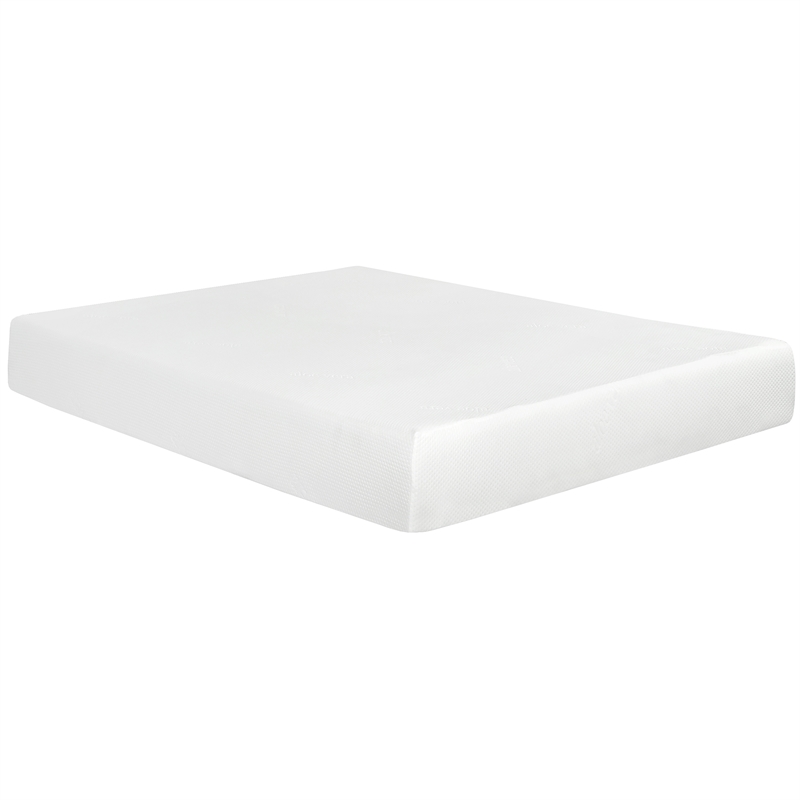 Pemberly Row Contemporary 10-inch Queen Medium Gel Foam Mattress