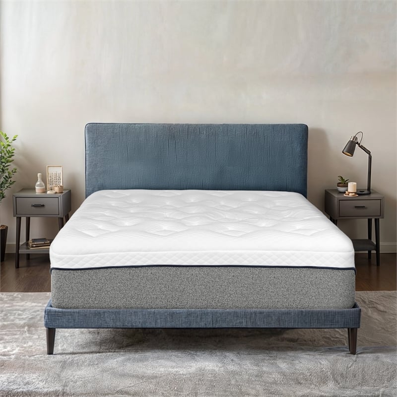 Pemberly Row Contemporary 13-inch Queen Gel Memory Foam Mattress