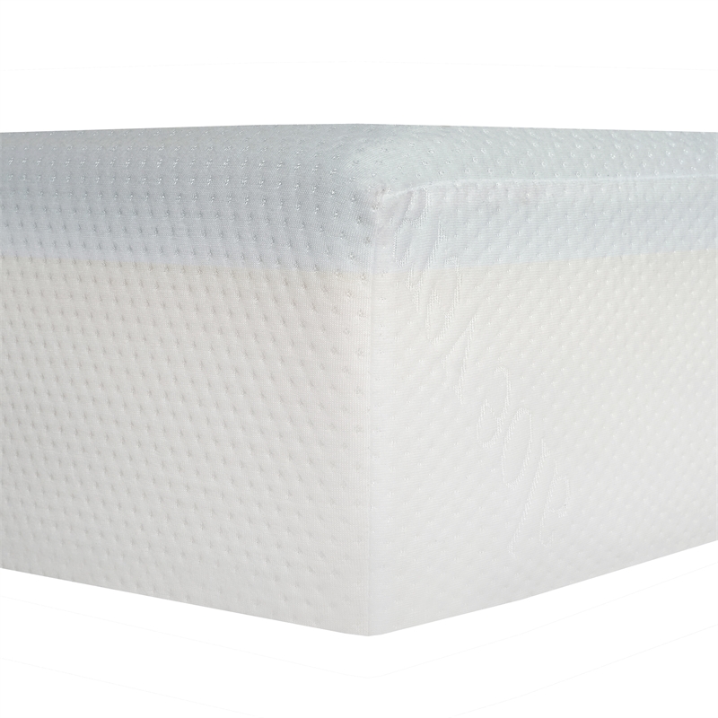 Pemberly Row Contemporary 6-inch Twin Medium Gel Memory Foam Mattress