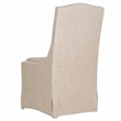 Pemberly Row Linen Slip Cover Dining Chair in Beige (Set of 2)