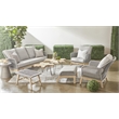 Pemberly Row Tack-Shaped Concrete Accent Table in Slate Gray