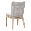 Pemberly Row Rope Weave Outdoor Dining Chair in Gray (Set of 2)
