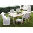Pemberly Row Rope Weave Outdoor Dining Chair in Gray (Set of 2)