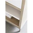 Pemberly Row 1-Drawer Wood Nightstand With Adjustable Shelf in Gray