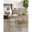 Pemberly Row Upholstered Velvet Queen Bed With Wing Headboard in Dove Gray