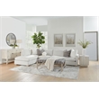 Pemberly Row Square Reclaimed Pine Mitered Edge End Table in White