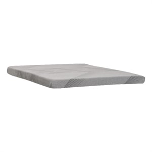 Pemberly Row Gel Memory Foam Queen Sleeper Sofa Mattress in Gray